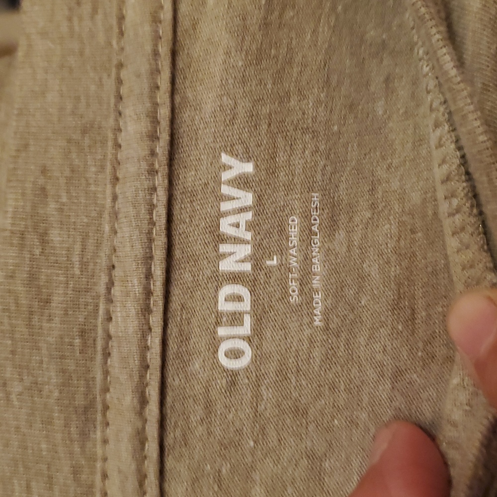 OLD NAVY SIZE LARGE Gray Men's Shirt - Picture 3 of 4